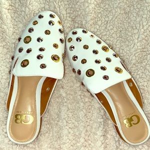 Shoes flats, Gianni bini, white gold